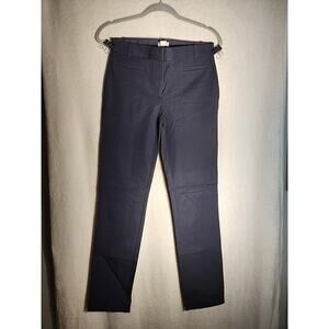 J. Crew Favorite Fit Classic Navy Blue Trousers Stretch Size 2 Regular New